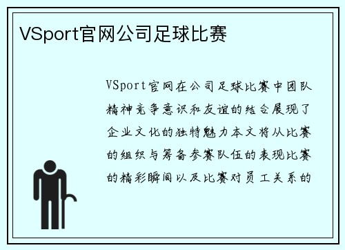 VSport官网公司足球比赛